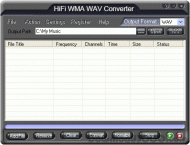 ! WMA WAV Converter screenshot